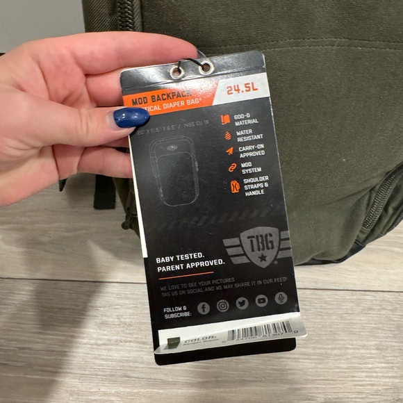 Tactical baby gear  DIAPER BAG NWT $200 retail - Picture 3 of 14